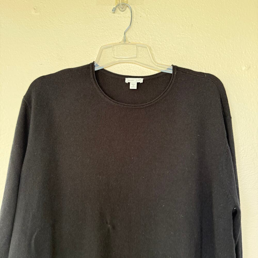 J. Jill Cashmere Black 2 pocket pullover sweater size 2X - Picture 3 of 11